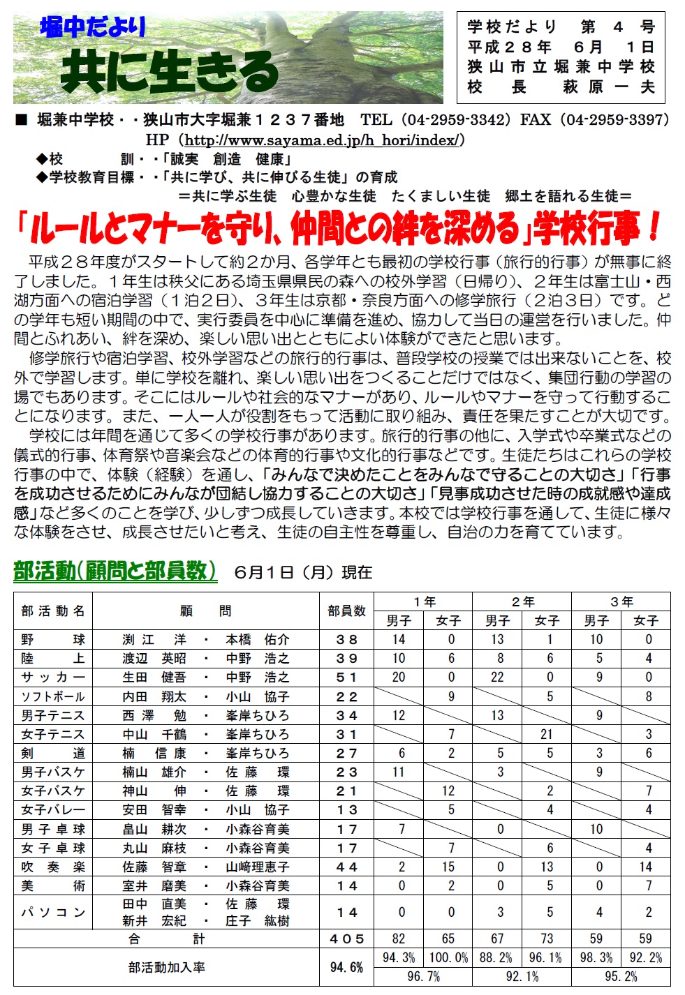 学校だより1